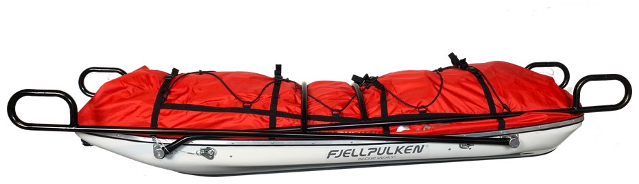 Fjellpulken Skipatrol 200 rescue sled with two-person handles
