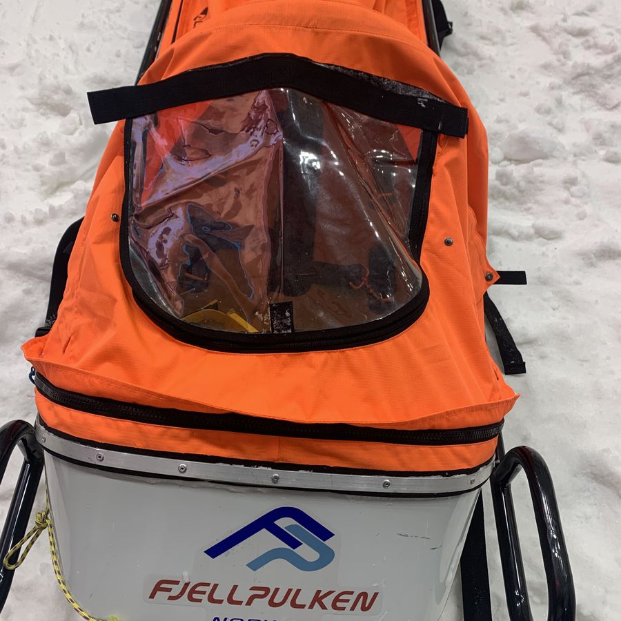 Nærbilde av vinduet i tunneltrekket