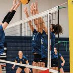Volleyball match indoors