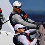 Sailors in a regatta